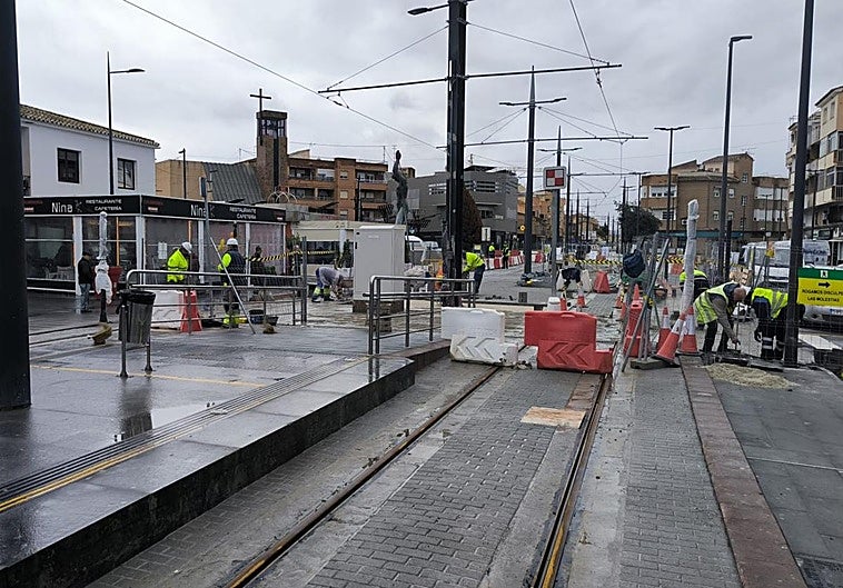 El metro de Granada restablece este lunes el servicio hasta Armilla tras finalizar las obras