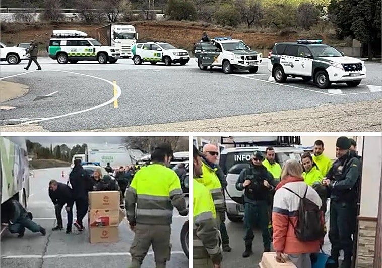 Los 150 vecinos de Dúdar regresan a sus casas ante la mejora de la situación meteorológica