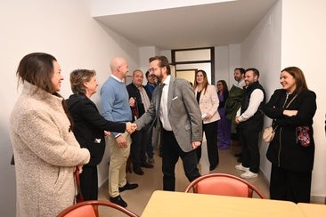 El delegado del Gobierno, Antonio Granados, junto a la delegada de Inclusión Social, Juventud, Familias e Igualdad, Matilde Ortiz.