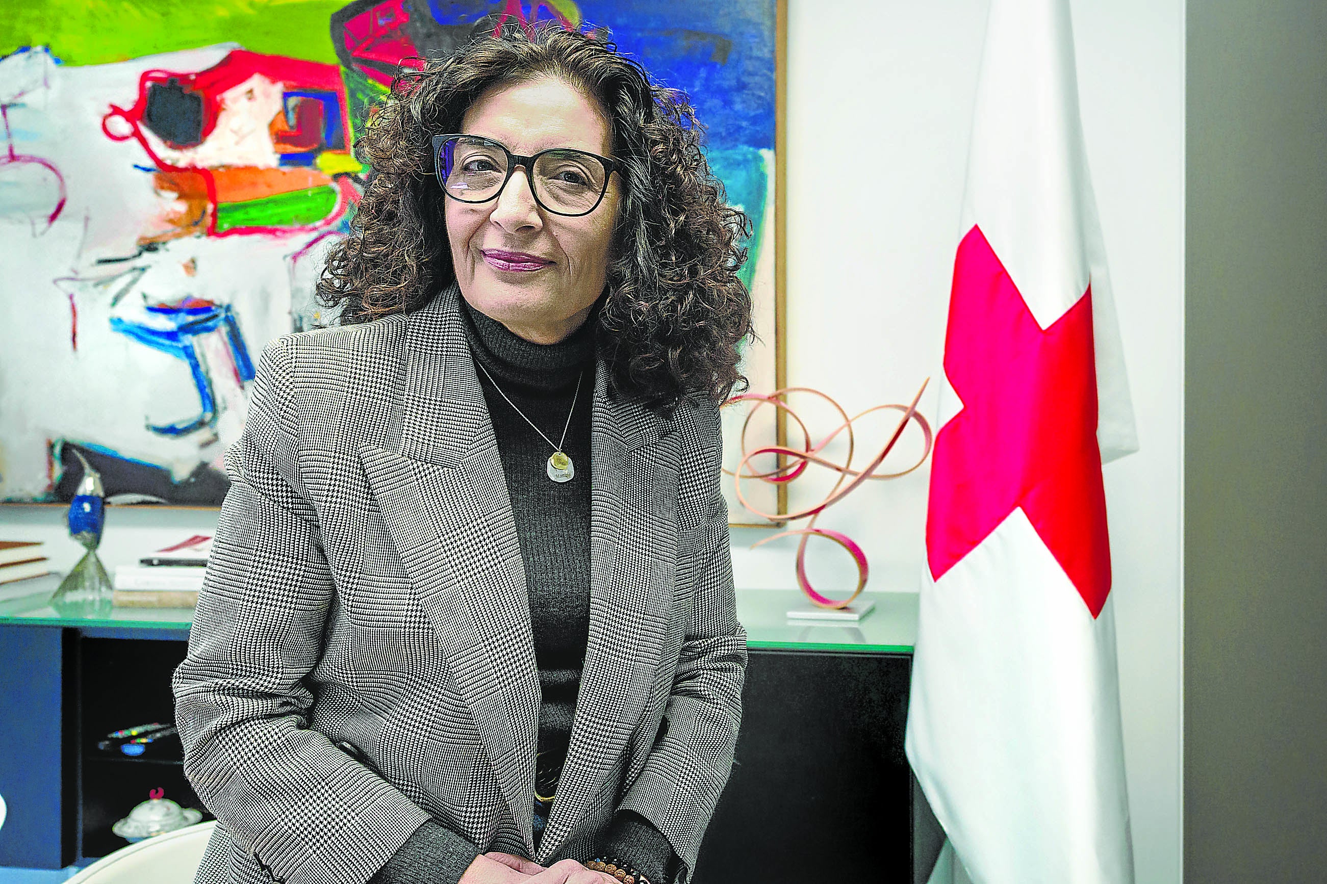 María del Mar Pageo , Presidenta de Cruz Roja Española : « No preguntamos de dónde vienes sino qué necesitas »