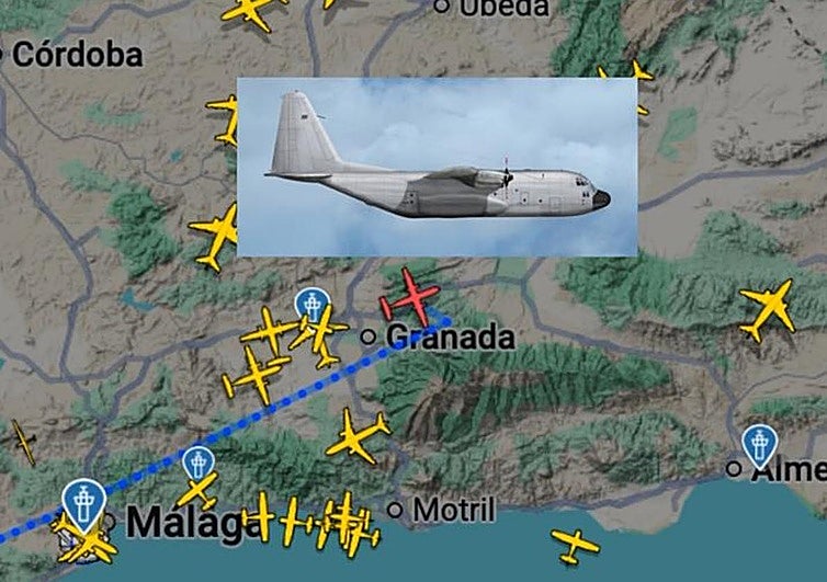 Dos aviones militares de Estados Unidos con destino a Grecia sobrevuelan Granada