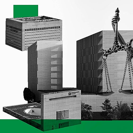 Dos edificios, el Cubo y Nexus: un vistazo a la nueva Ciudad de la Justicia de Granada