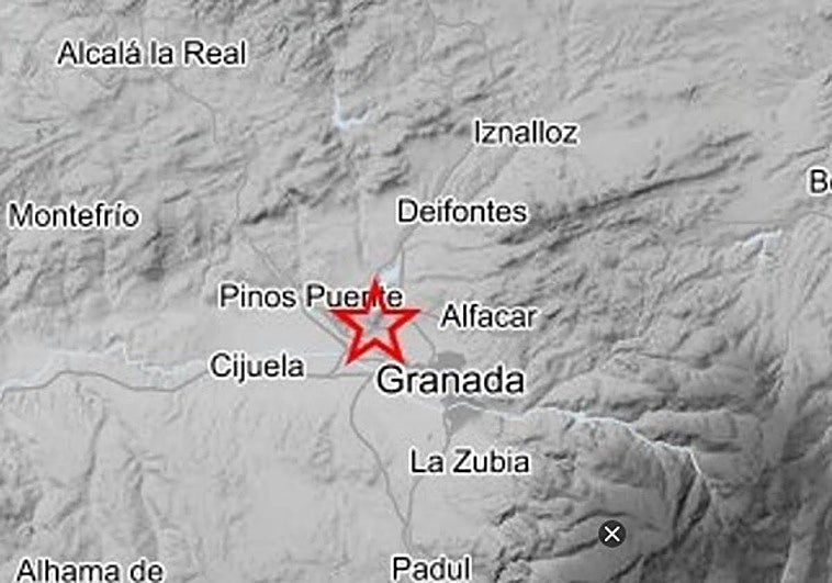Un terremoto de madrugada se siente en Granada y su Cinturón