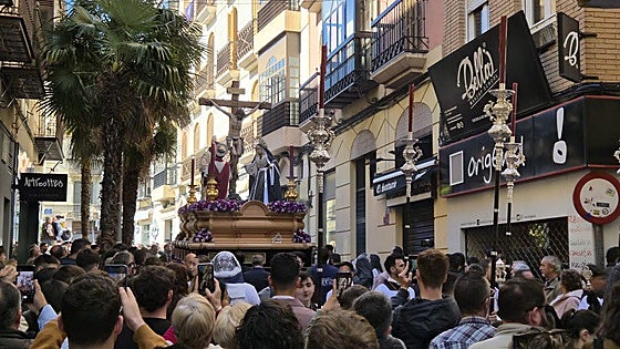 La procesión de la Lanzada en Jaén, en imágenes