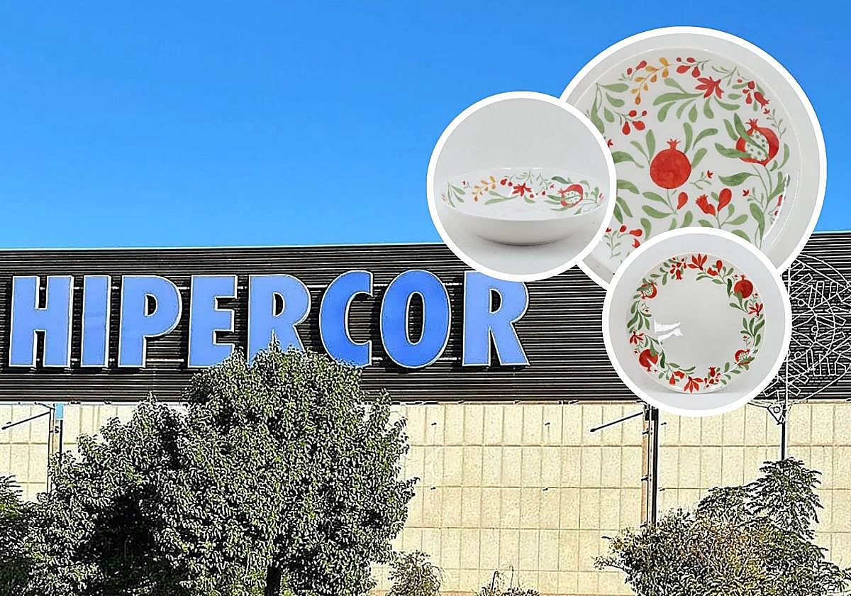 La vajilla de Hipercor que homenajea a Granada: parece artesanal y vale menos de 4 euros