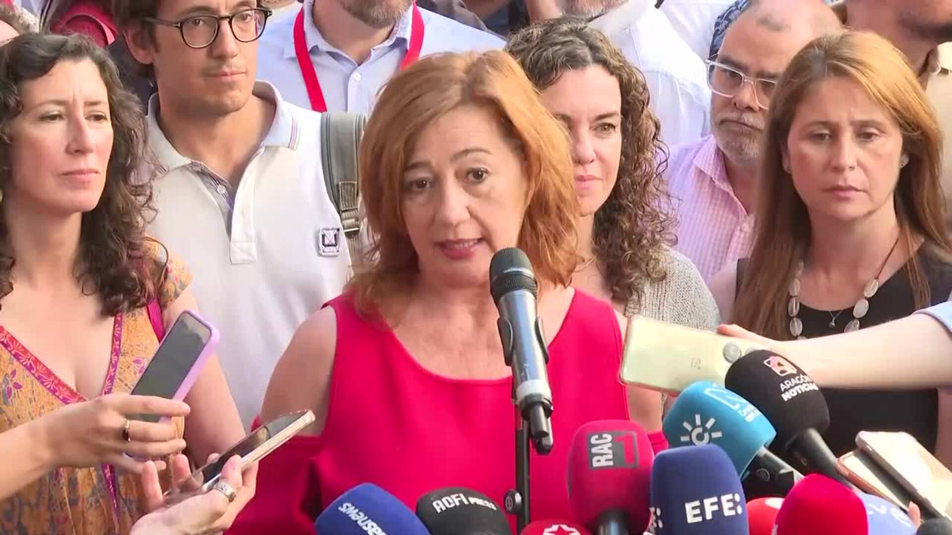 Armengol asegura que PSOE "prestigia" a la democracia y pone el foco en las elecciones de 2027