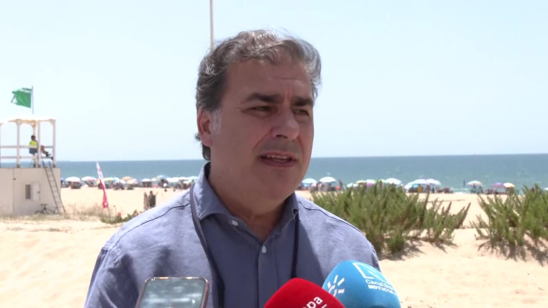 El alcalde de Punta Umbría destaca que la incidencia en aguas fue "aislada y excepcional"