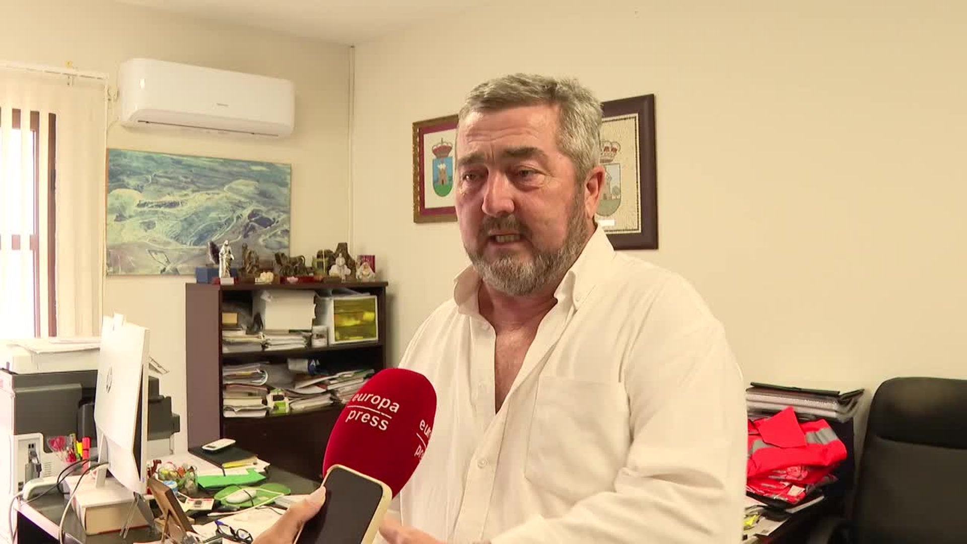 Aznalcóllar (Sevilla) cree que no será necesario el desalojo de los vecinos por el incendio
