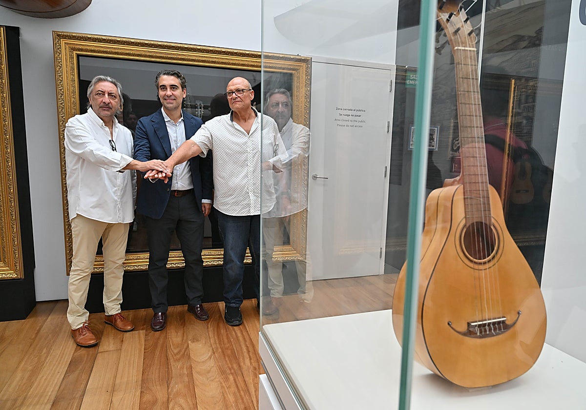 Un momento de la presentación del concurso en el Museo de la Guitarra.