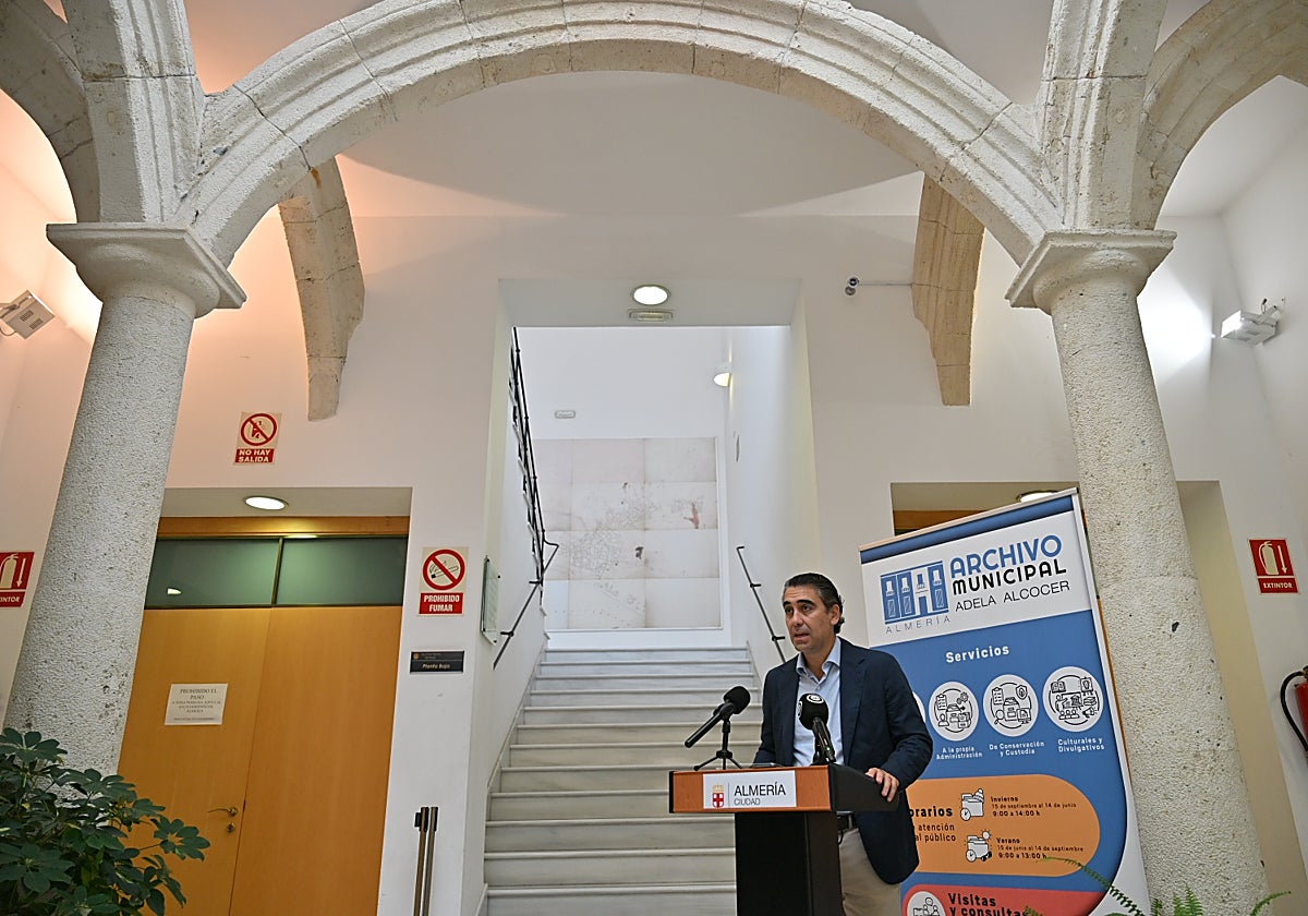 El concejal de Cultura, Educación, Museos y Tradiciones, Joaquín Pérez de la Blanca.
