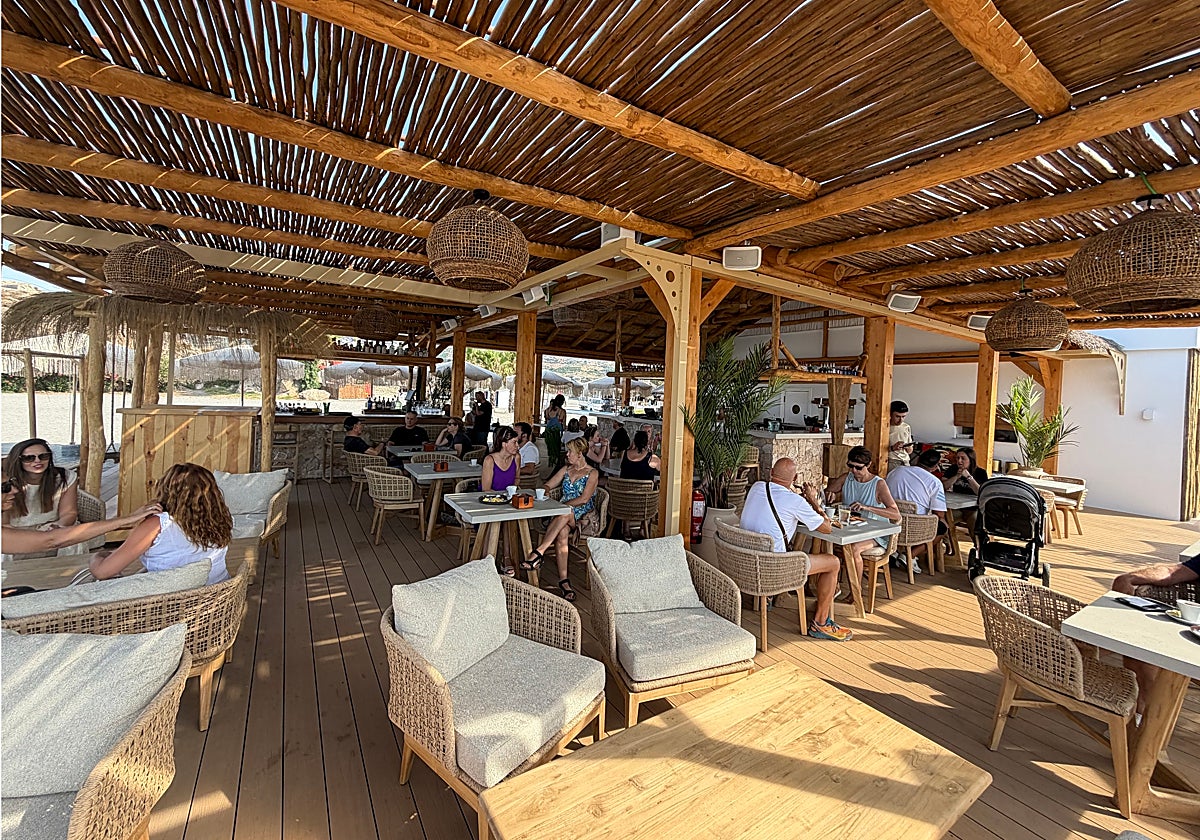 El nuevo beach club en Salobreña.