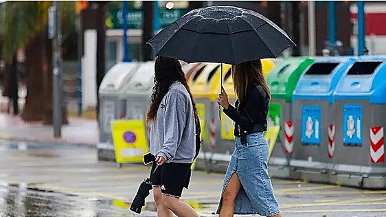 Las horas críticas por lluvias y tormentas en Granada, Área Metropolitana y Guadix y Baza
