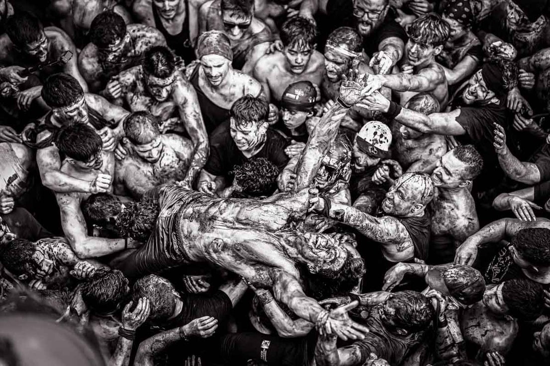 El Cascamorras en blanco y negro