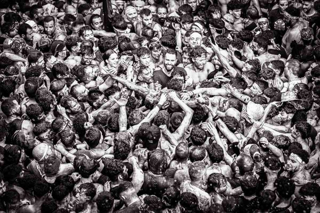 El Cascamorras en blanco y negro