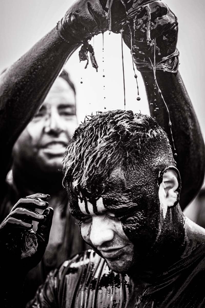 El Cascamorras en blanco y negro