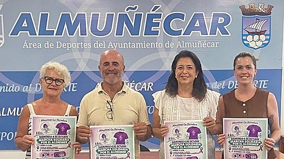 Almuñécar celebrará el 4 de octubre la marcha solidaria 'Cada paso suma recuerdos' para dar visibilidad al Alzheimer