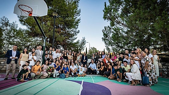 Inauguración de la pista dedicada a Alba Fernández Rebollo, la joven fallecida en febrero de este año.