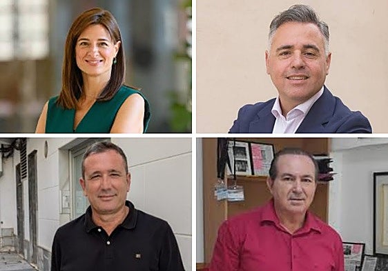 Fátima Herrera y Antonio Ruano; y Rafael Torres y José Demetrio Rodríguez.