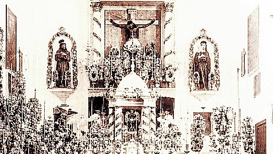 San Agustín procesiona en rogativa 128 años después