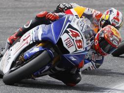 Lorenzo y Pedrosa protagonizaron la carrera de MotoGP. /AP