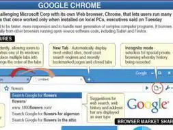 La nueva apuesta de Google, el navegador de Internet, Chrome. /ARCHIVO