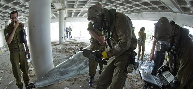 Soldados israelíes del Comando del Frente Nacional, durante un simulacro. / Jim Hollander (Efe)