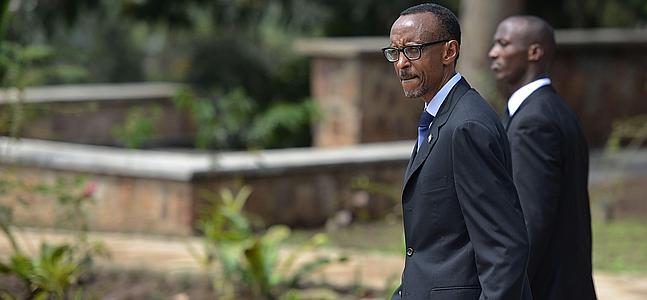 El presidente de Ruanda, Paul Kagame. / Afp