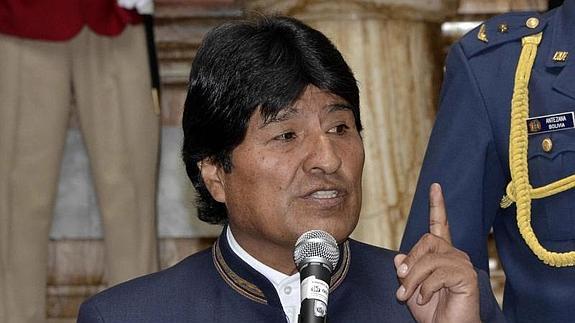 El presidente boliviano, Evo Morales. 