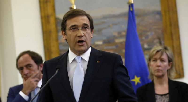 El primer ministro de Portugal, Pedro Passos- Coelho