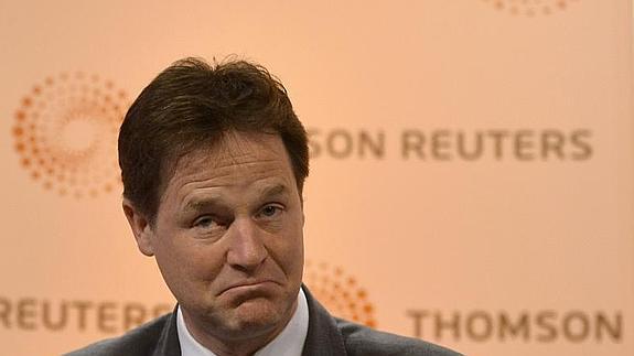Clegg, viceprimer ministro británico