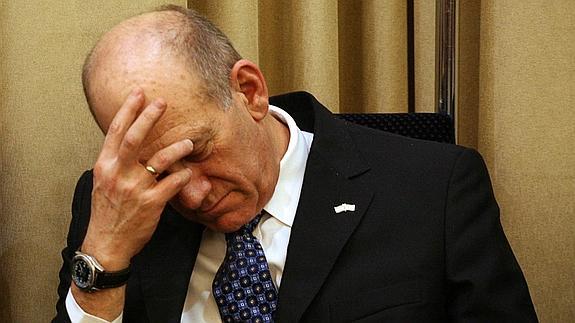 El exprimer ministro israelí Ehud Olmert. 