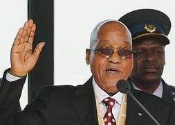Jacob Zuma, hoy en Pretoria. / Efe
