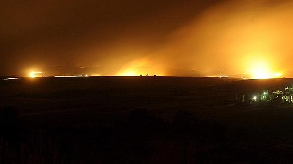 Siguen los incendios en la Sierra Norte de Guadalajara