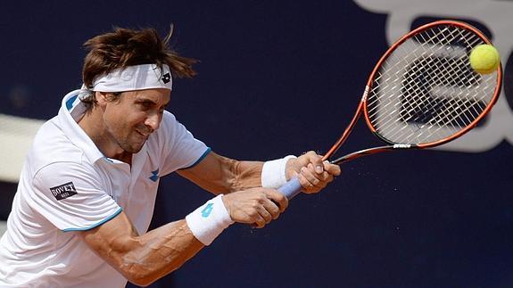 Ferrer, durante la final de Hamburgo. 