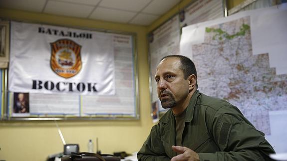 El comandante de una de las principales unidades rebeldes del este de Ucrania, Alexander Khodakovsky