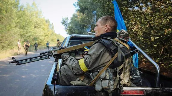 Un soldado ucraniano. 