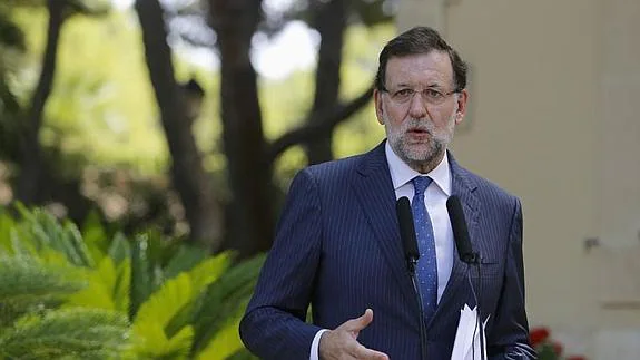 El presidente del Gobierno, Mariano Rajoy  