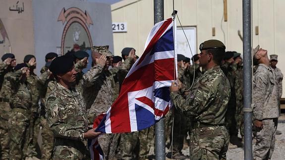 Retirada de las tropas británicas de Afganistán. 