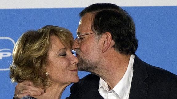 Aguirre y Rajoy.