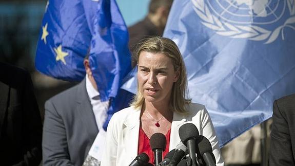 La nueva jefa de la diplomacia de la Unión Europea (UE), Federica Mogherini. 