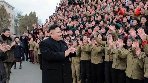 El líder Kim Jong-un.