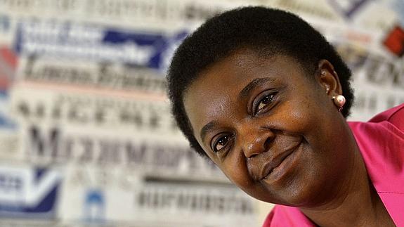 Cecile Kyenge, ministra italiana de Integración, de origen congoleño.