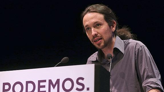 El líder de Podemos, Pablo Iglesias. 