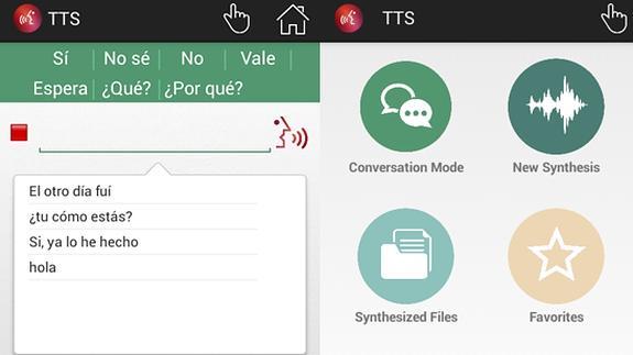 Con esta 'app' las personas con discapacidad oral enriquecen su lenguaje.