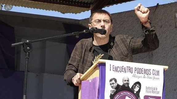 El número 3 de Podemos, Juan Carlos Monedero. 