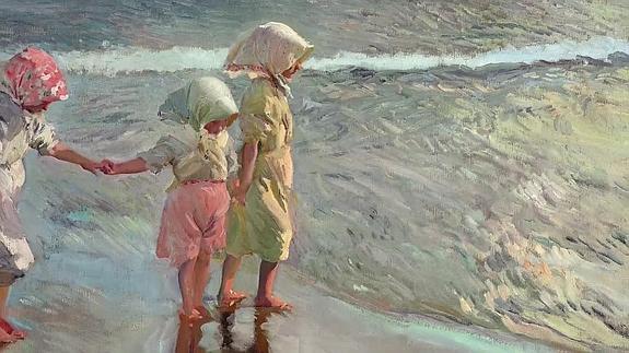 'Las tres hermanas en la playa'