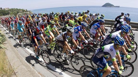 Imagen de una etapa del Giro de Italia. 