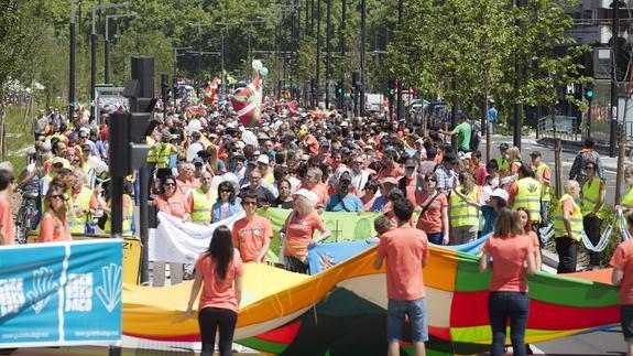 Concentración en Vitoria.