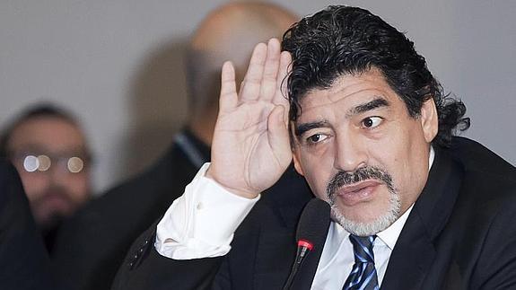 Diego Armando Maradona. 