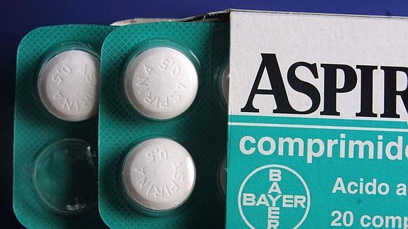 Tableta de aspirinas.